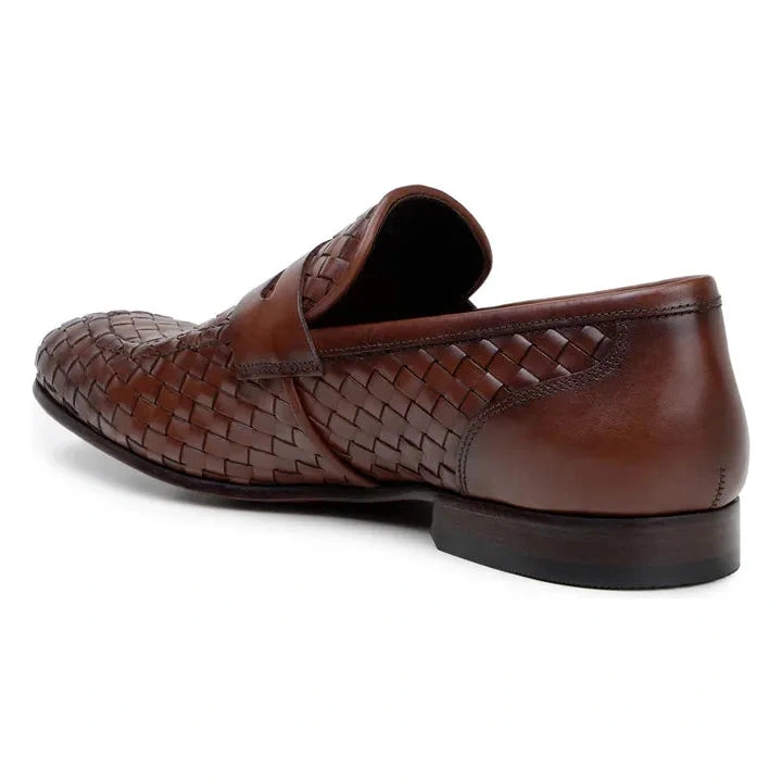 Luca Italian Leather Penny Loafer: Ant. Tan. Ylelliset loaferit, italialainen nahka, klassinen tyyli, valmiina valloittamaan!